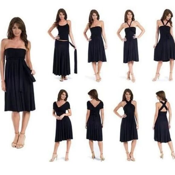 Elan Brand Convertible Multi Function Versatile Fashion Dress Skirt in Size S - Picture 3 of 8